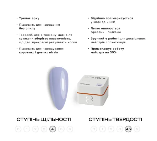 Гель для нігтів Gemely Fast Builder gel №026, 50 мл