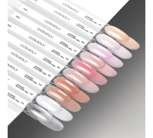 Гель для нігтів Gemely Power Builder gel №001, 15 мл