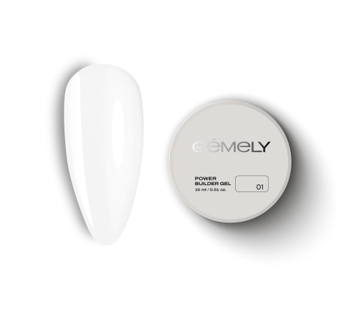 Гель для нігтів Gemely Power Builder gel №001, 15 мл