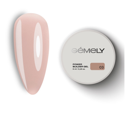 Гель для ногтей Gemely Power Builder gel №003, 5 мл