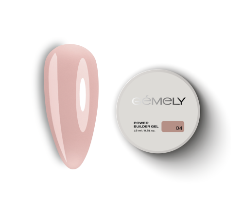 Гель для ногтей Gemely Power Builder gel №004, 15 мл