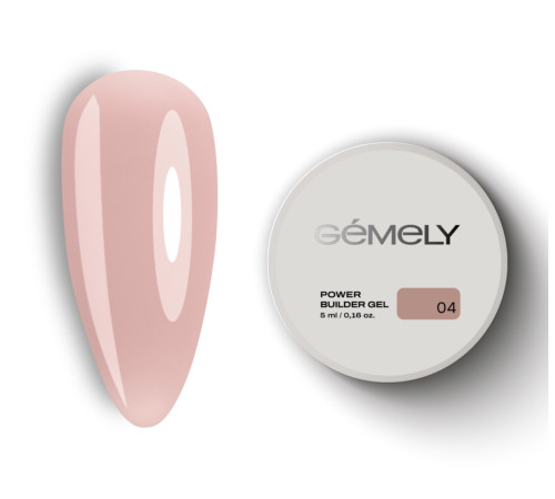 Гель для нігтів Gemely Power Builder gel №004, 5 мл