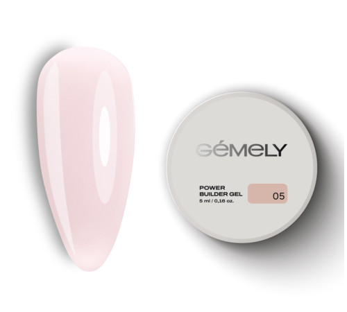 Гель для ногтей Gemely Power Builder gel №005, 5 мл