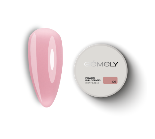 Gemely Power Builder gel for nails No. 006, 15 ml