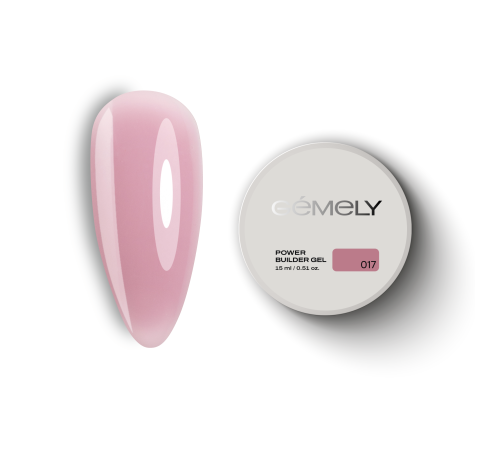 Гель для нігтів Gemely Power Builder gel №017, 15 мл