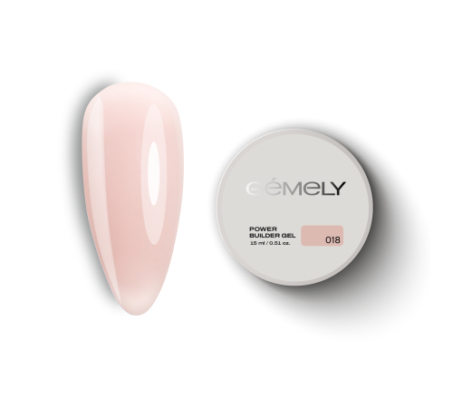 Гель для ногтей Gemely Power Builder gel №018, 15 мл