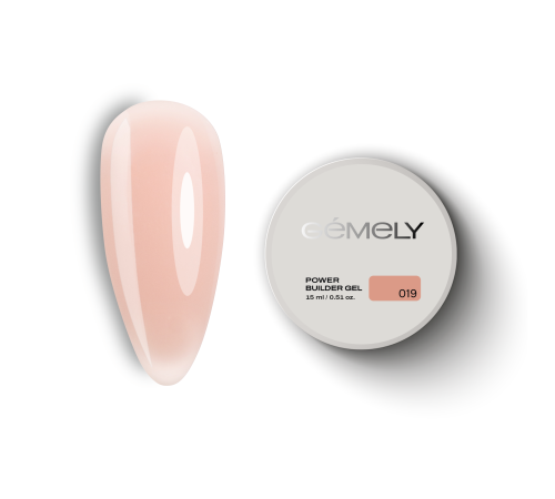 Гель для нігтів Gemely Power Builder gel №019, 15 мл