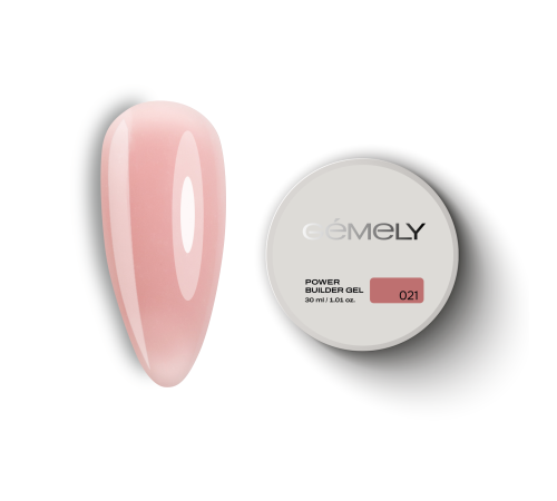 Gemely Power Builder gel for nails No. 021, 30 ml