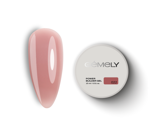Гель для ногтей Gemely Power Builder gel №022, 15 мл