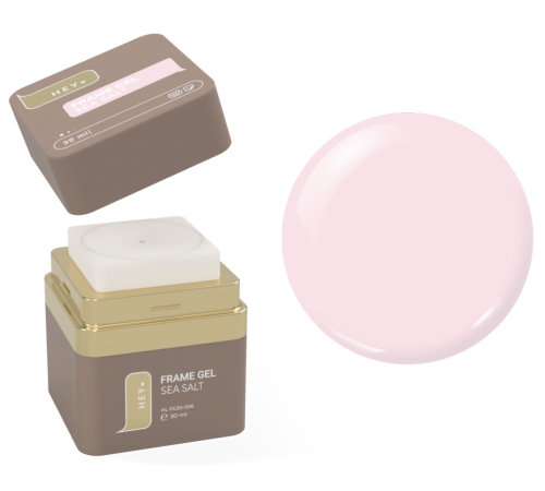 Гель для ногтей HEYLOVE Frame Gel Sea salt, пастельный, 30 мл