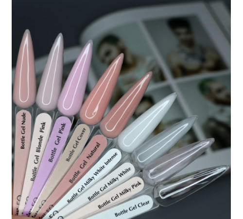Гель рідкий для нігтів Komilfo Bottle Gel Pink Hema/TPO free, 15 мл
