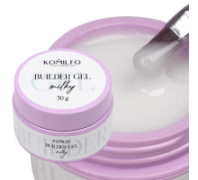 Nail gel Komilfo Builder Gel Milky, 30 ml