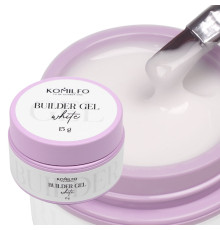 Гель для ногтей Komilfo Builder Gel White, 15 мл