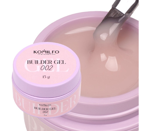 Гель для нігтів Komilfo Builder Gel №002, 15 мл