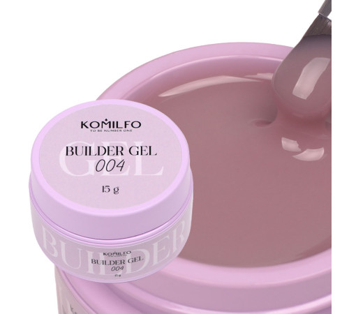 Гель для ногтей Komilfo Builder Gel №004, 15 мл