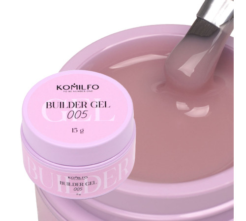 Гель для нігтів Komilfo Builder Gel №005, 15 мл