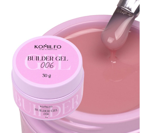 Гель для нігтів Komilfo Builder Gel №006, 30 мл