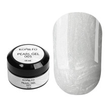 Гель для нігтів Komilfo Pearl Gel №001, молочний, 15 мл