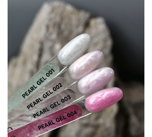 Гель для нігтів Komilfo Pearl Gel №002, ніжно-рожевий, 15 мл