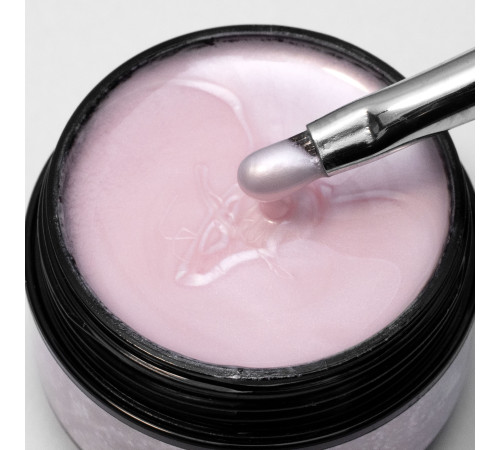 Гель для нігтів Komilfo Pearl Gel №002, ніжно-рожевий, 15 мл