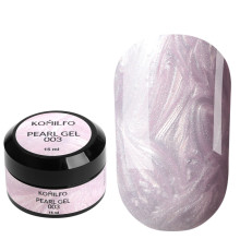 Гель для нігтів Komilfo Pearl Gel №003, рожевий, 15 мл