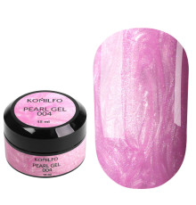 Гель для ногтей Komilfo Pearl Gel №004, ярко-розовый, 15 мл