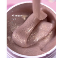 Nail gel Luna Shimmer gel No. 09, 30 ml