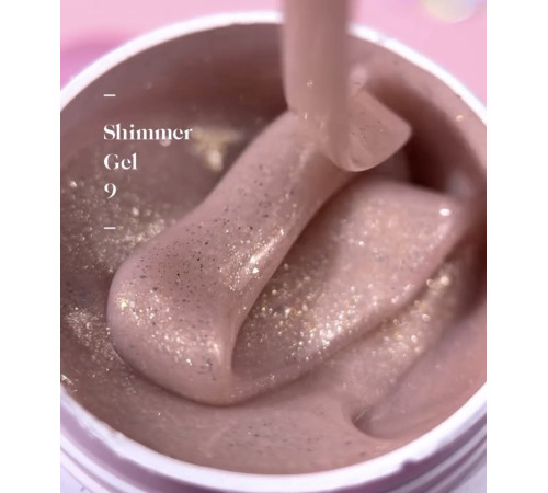 Гель для нігтів Luna Shimmer gel №09, 30 мл