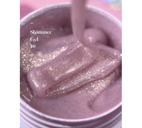 Гель для нігтів Luna Shimmer gel №10, 30 мл
