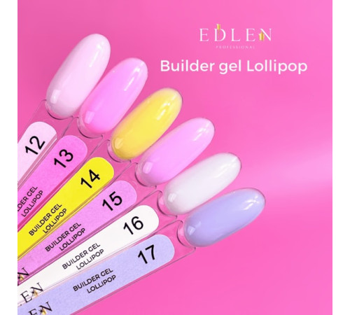 Гель для ногтей Refill Edlen Builder Gel Lollipop №12, 30 мл