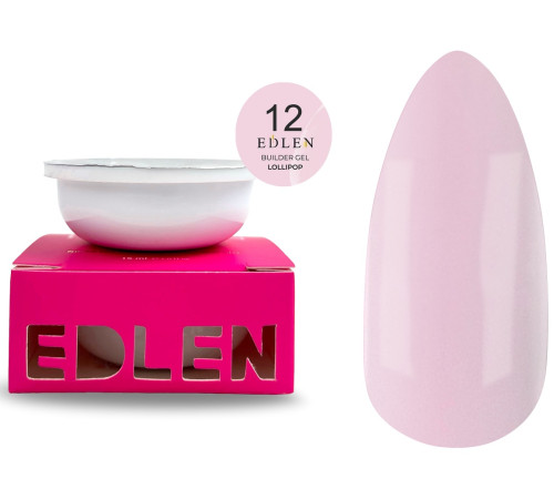 Гель для ногтей Refill Edlen Builder Gel Lollipop №12, 30 мл