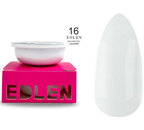 Nail gel Refill Edlen Builder Gel Lollipop No. 16, 30 ml
