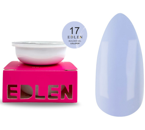 Nail gel Refill Edlen Builder Gel Lollipop No. 17, 30 ml