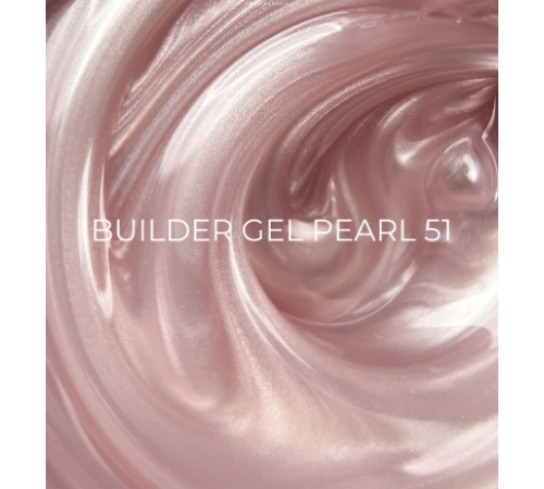 Nail gel Refill Edlen Builder Gel Pearl No. 51, 30 ml