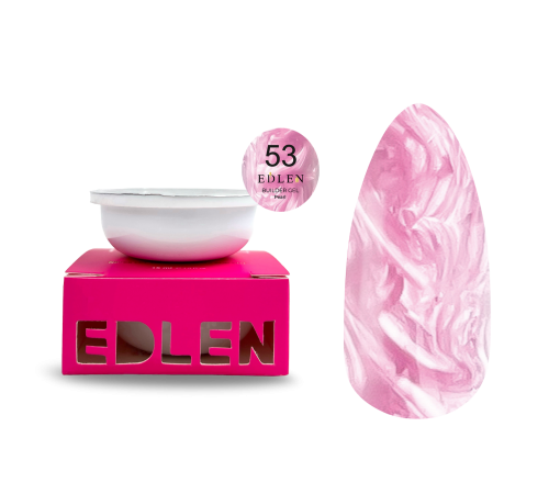 Nail gel Refill Edlen Builder Gel Pearl No. 53, 30 ml