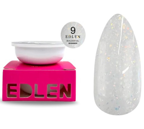 Гель для нігтів Refill Edlen Builder Gel Shimmer №09, 15 мл