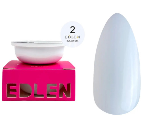 Гель для нігтів Refill Edlen Builder Gel №02, 15 мл