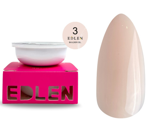 Nail gel Refill Edlen Builder Gel No. 03, 30 ml