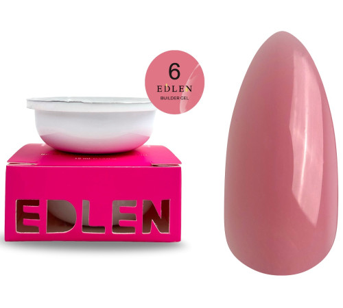 Nail gel Refill Edlen Builder Gel No. 06, 30 ml