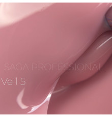 Гель для нігтів Saga Builder gel Veil №05, кораловий, 15 мл