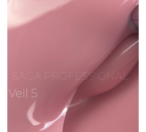 Гель для нігтів Saga Builder gel Veil №05, кораловий, 30 мл