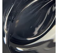 Гель для нігтів Saga Builder gel Veil №06, прозорий, 30 мл