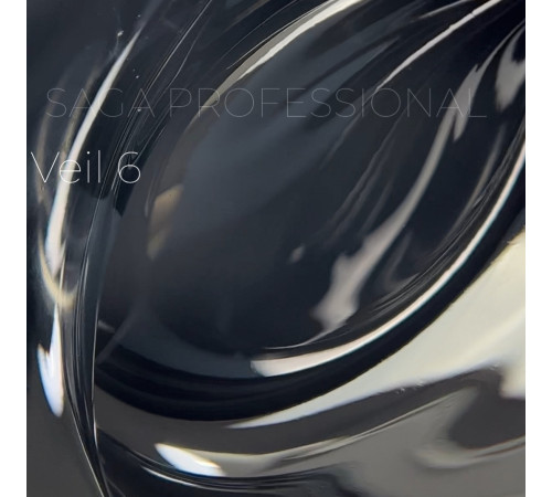 Гель для нігтів Saga Builder gel Veil №06, прозорий, 30 мл