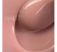Гель для нігтів Saga Builder gel Veil №13, кремово-рожевий, 30 мл