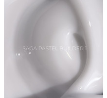 Saga Builder Pastel Color Nail Gel No. 01, white, 15 ml