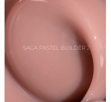Гель для нігтів Saga Builder Pastel Color №02, нюд, 15 мл