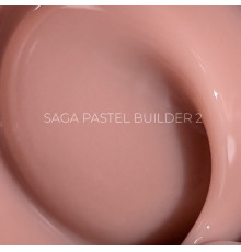 Гель для нігтів Saga Builder Pastel Color №02, нюд, 15 мл