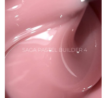 Saga Builder Pastel Color Nail Gel No. 04, warm nude, 15 ml