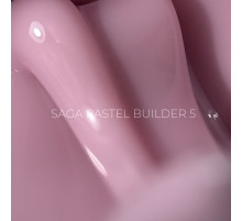 Гель для ногтей Saga Builder Pastel Color №05, розово - фиолетовый, 15 мл