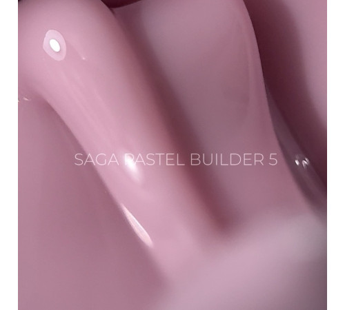 Гель для нігтів Saga Builder Pastel Color №05, рожево -пурпурний, 15 мл